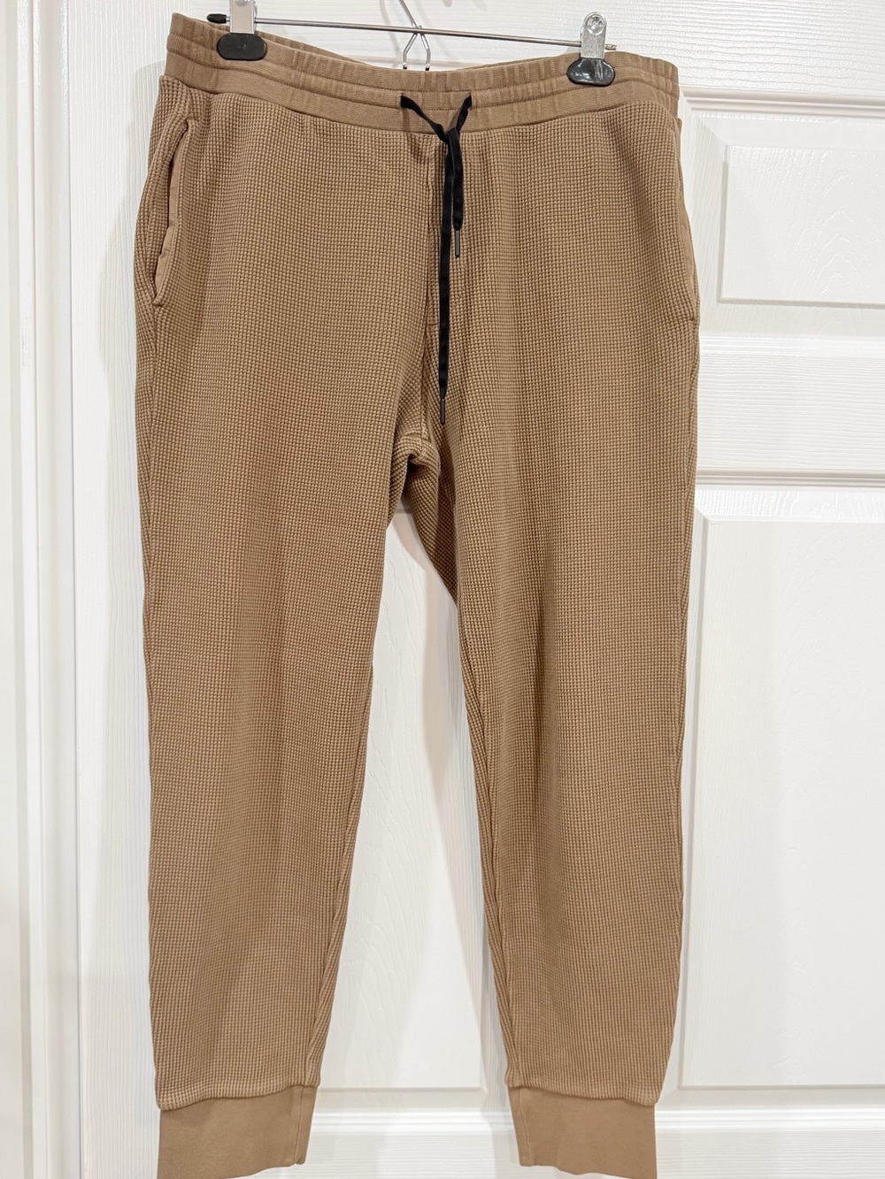 Theory Men's the Balena Waffle Knit Jogger Pants 100% Cotton size M